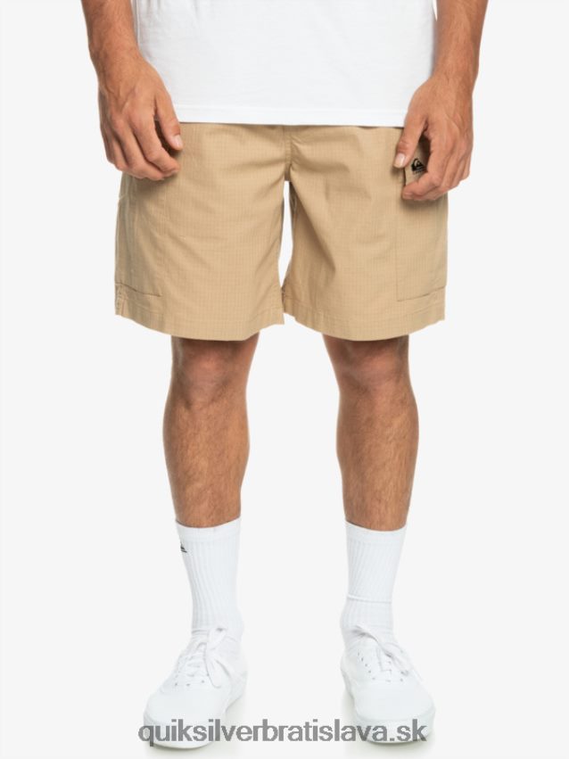 cargo taxer elastický pás 19 šortky Quiksilver muži B80HXR1009 plage