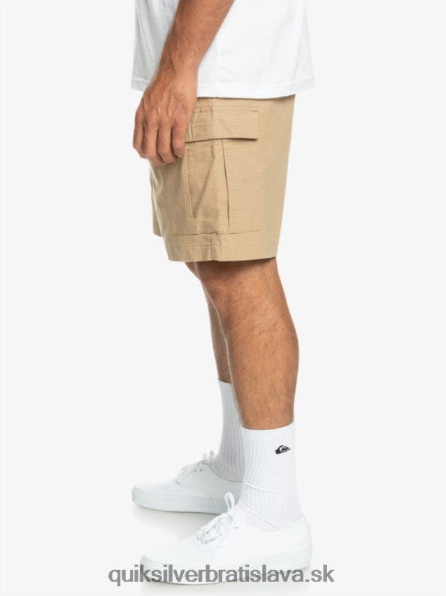 cargo taxer elastický pás 19 šortky Quiksilver muži B80HXR1009 plage