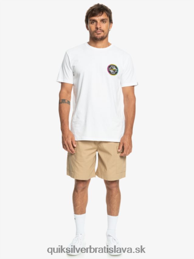 cargo taxer elastický pás 19 šortky Quiksilver muži B80HXR1009 plage