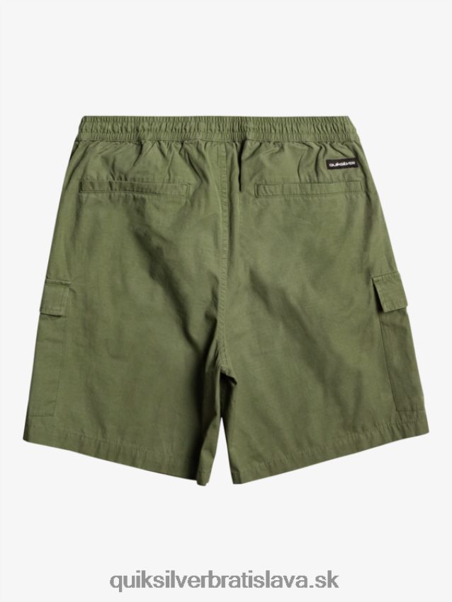 cargo taxer elastický pás 19 šortky Quiksilver muži B80HXR1010 štvorlístok