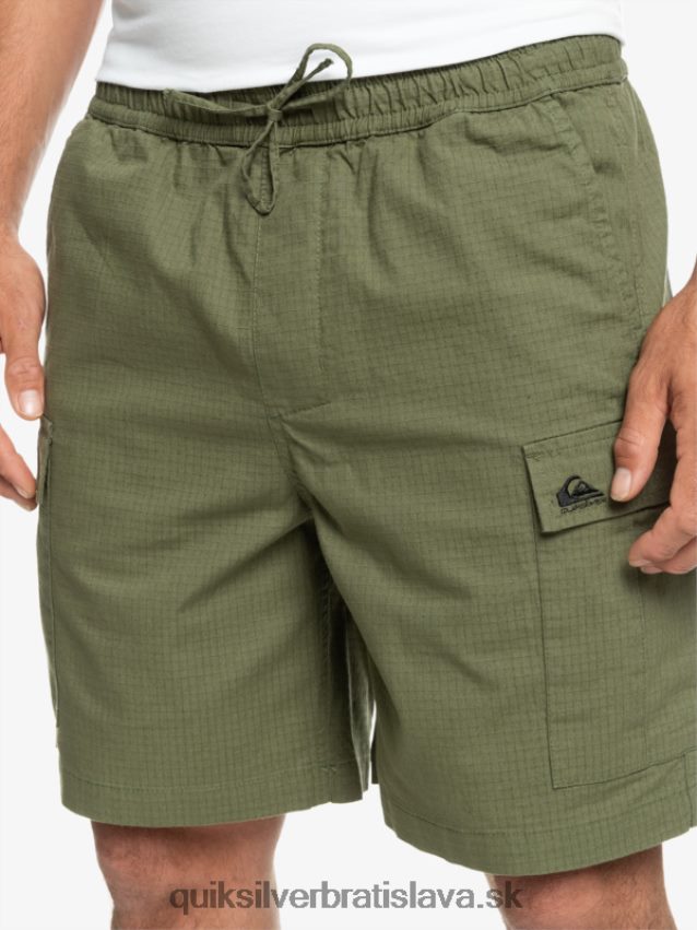 cargo taxer elastický pás 19 šortky Quiksilver muži B80HXR1010 štvorlístok
