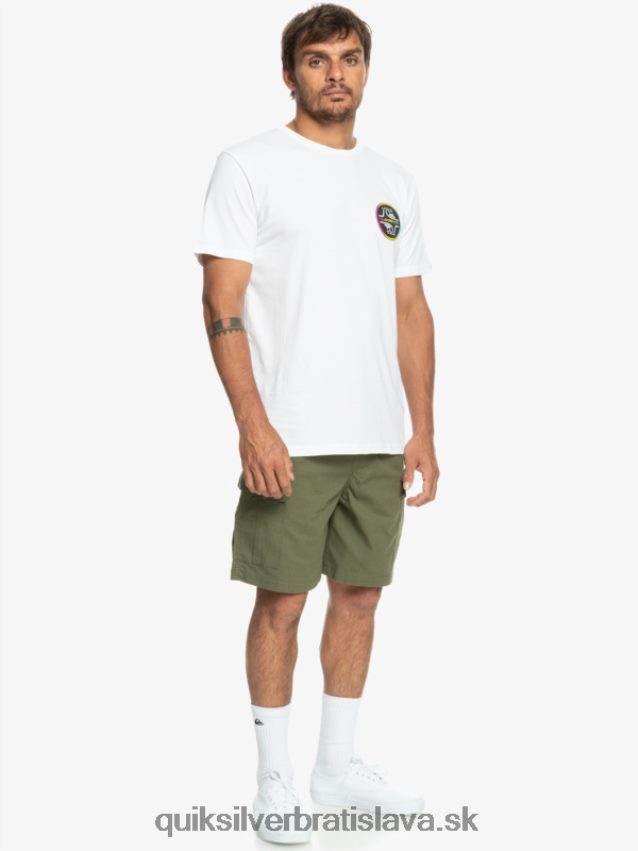 cargo taxer elastický pás 19 šortky Quiksilver muži B80HXR1010 štvorlístok