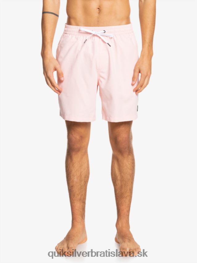 denne 17 volejov Quiksilver muži B80HXR1527 jemne ružová