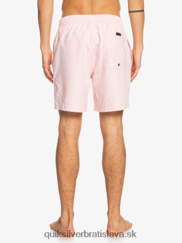 denne 17 volejov Quiksilver muži B80HXR1527 jemne ružová