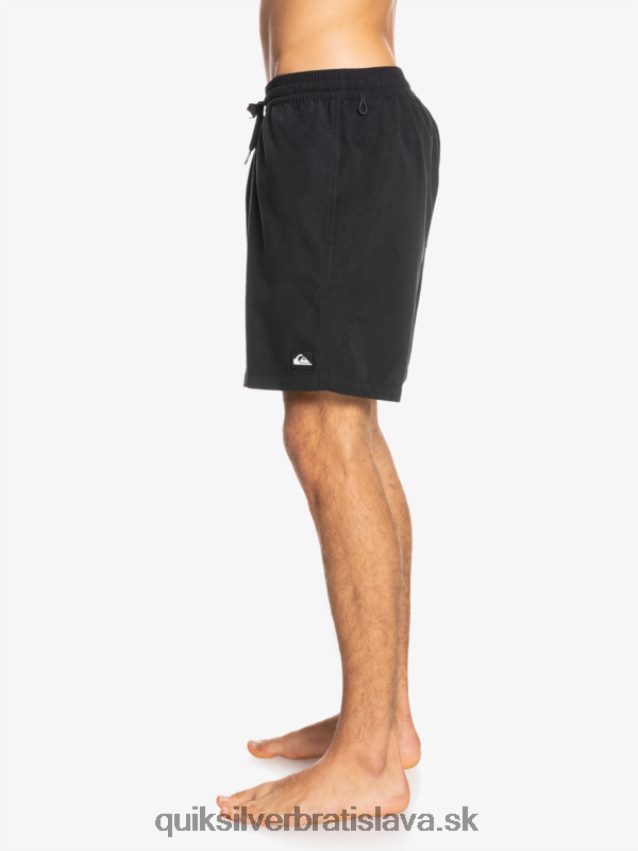 denne 17 volejov Quiksilver muži B80HXR1528 čierna