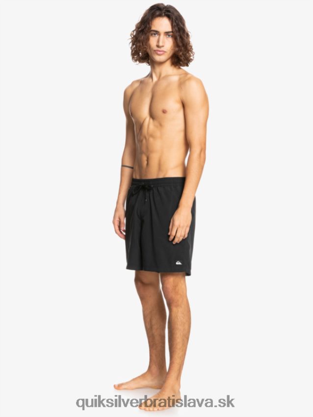denne 17 volejov Quiksilver muži B80HXR1528 čierna