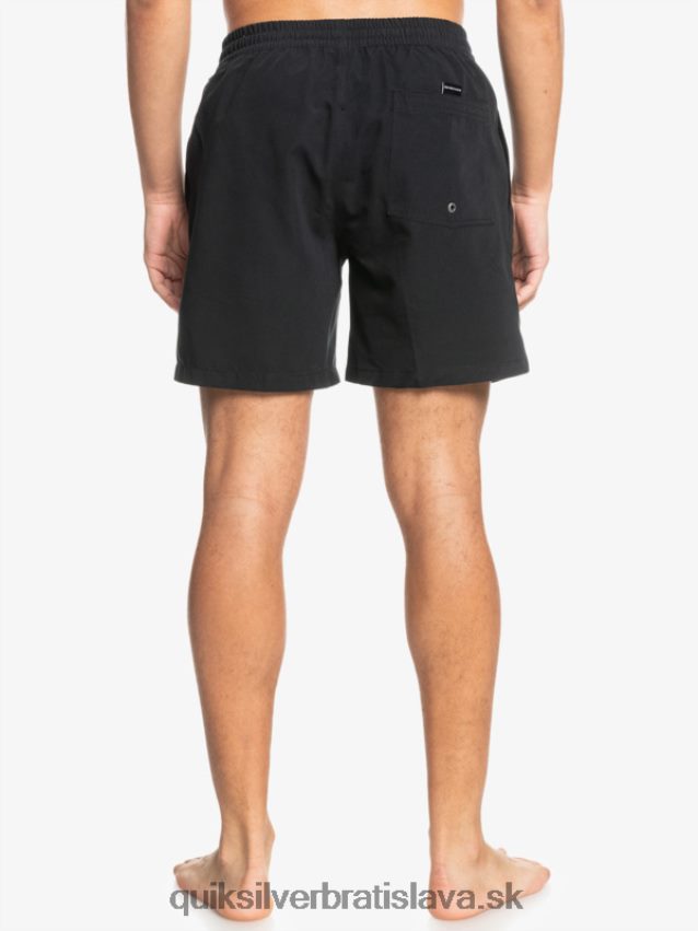 denne 17 volejov Quiksilver muži B80HXR1528 čierna