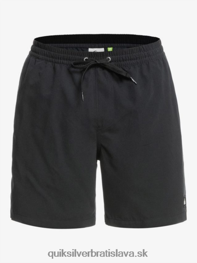 denne 17 volejov Quiksilver muži B80HXR1528 čierna