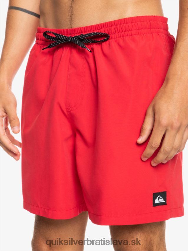 denne 17 volejov Quiksilver muži B80HXR618 vysoko riziková červená