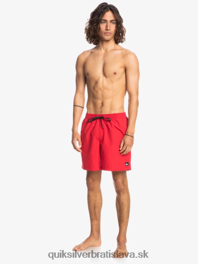denne 17 volejov Quiksilver muži B80HXR618 vysoko riziková červená