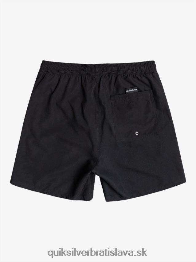 denne 17 volejov Quiksilver muži B80HXR619 čierna