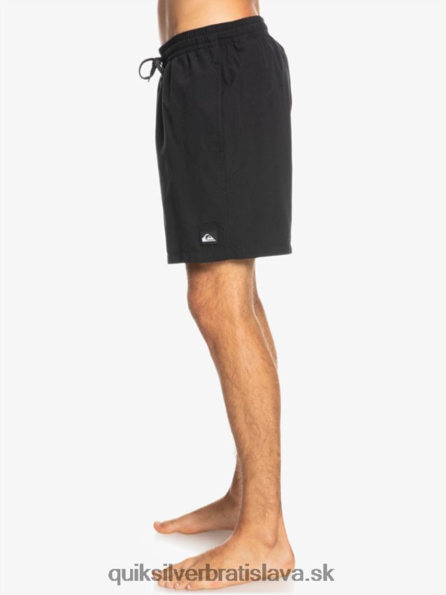 denne 17 volejov Quiksilver muži B80HXR619 čierna