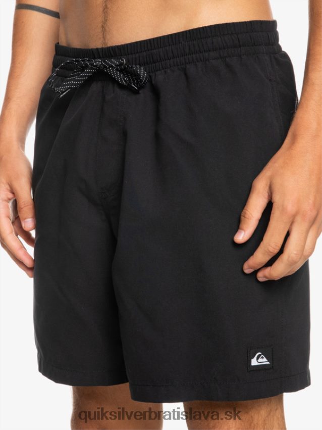 denne 17 volejov Quiksilver muži B80HXR619 čierna