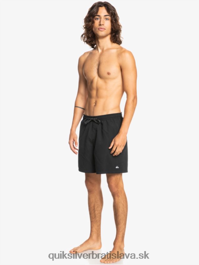 denne 17 volejov Quiksilver muži B80HXR619 čierna