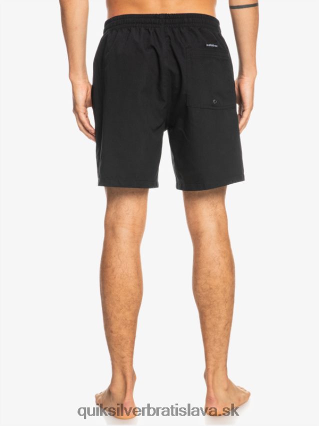 denne 17 volejov Quiksilver muži B80HXR619 čierna