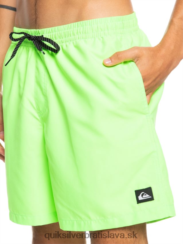 denne 17 volejov Quiksilver muži B80HXR621 zelený gekón