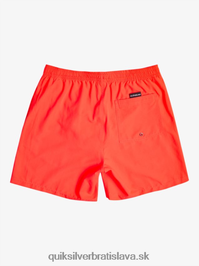 denne 17 volejov Quiksilver muži B80HXR624 ohnivý koral