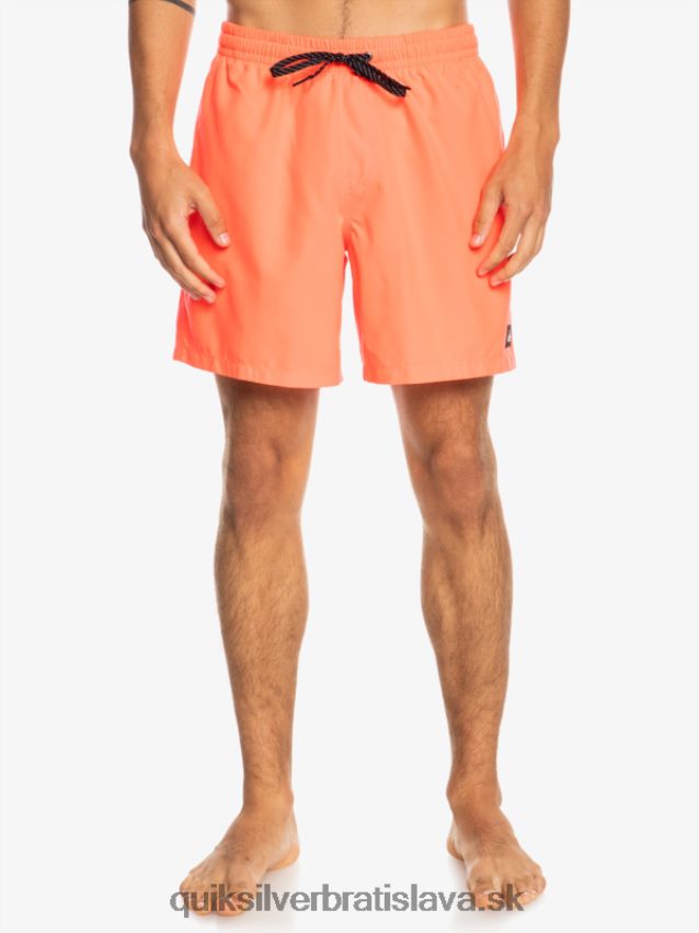 denne 17 volejov Quiksilver muži B80HXR624 ohnivý koral