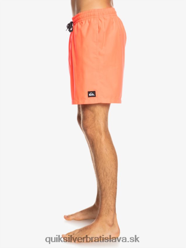 denne 17 volejov Quiksilver muži B80HXR624 ohnivý koral