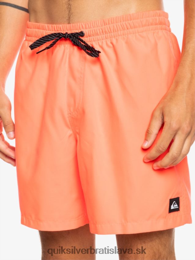 denne 17 volejov Quiksilver muži B80HXR624 ohnivý koral