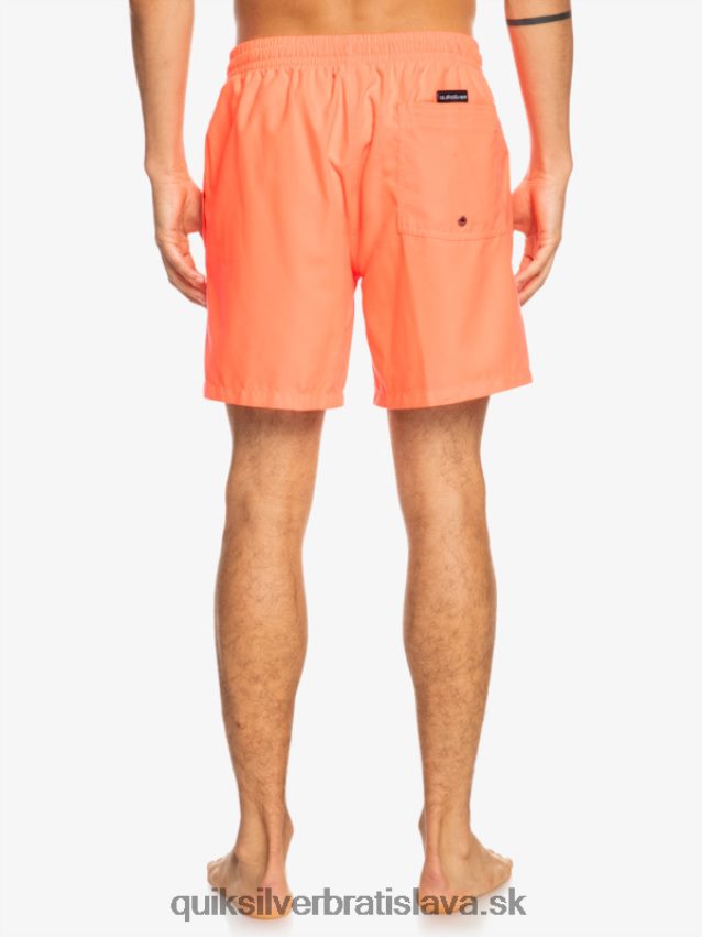 denne 17 volejov Quiksilver muži B80HXR624 ohnivý koral