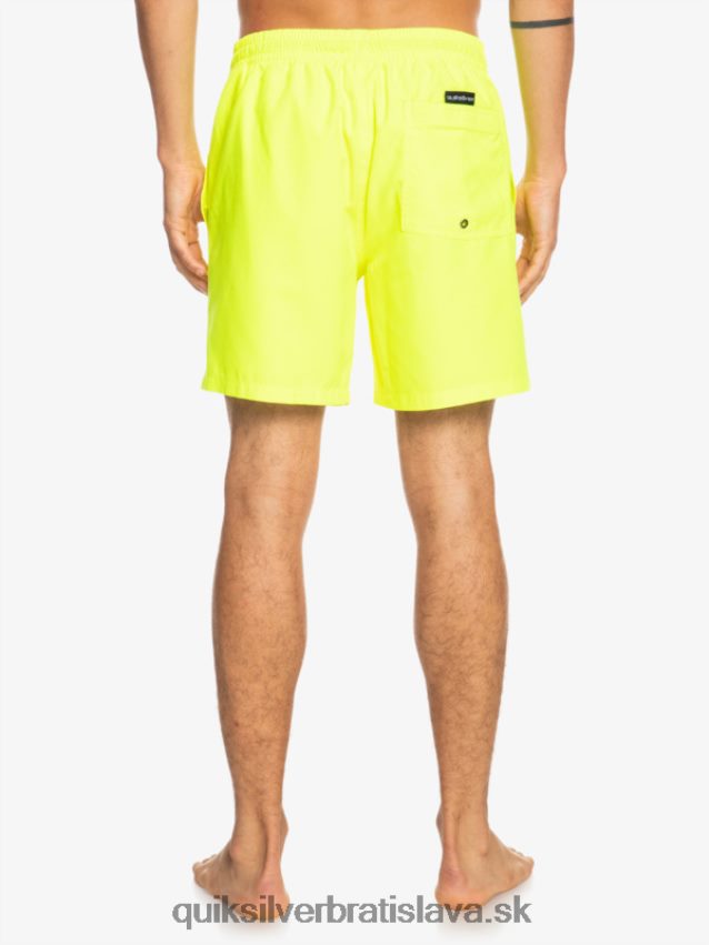 denne 17 volejov Quiksilver muži B80HXR626 bezpečnostná žltá