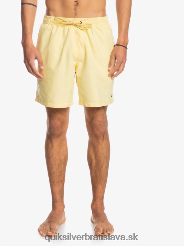 denne 17 volejov Quiksilver muži B80HXR628 bledý banán