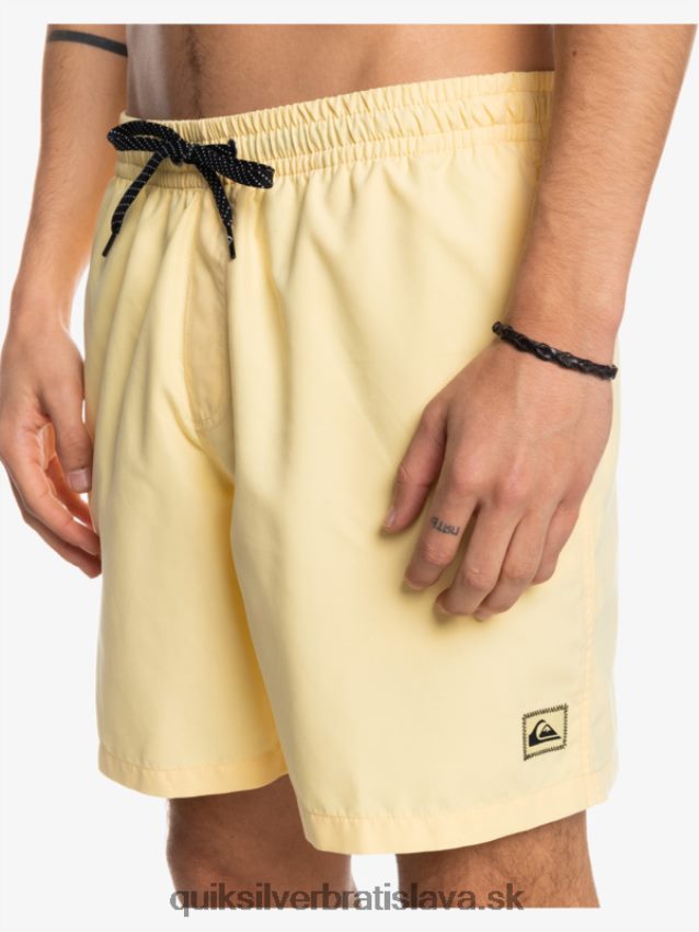 denne 17 volejov Quiksilver muži B80HXR628 bledý banán