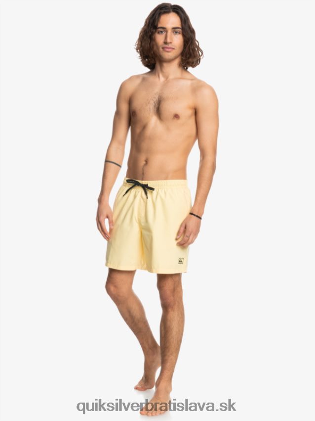 denne 17 volejov Quiksilver muži B80HXR628 bledý banán