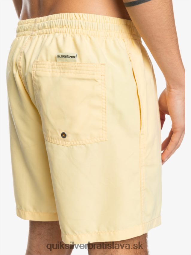 denne 17 volejov Quiksilver muži B80HXR628 bledý banán