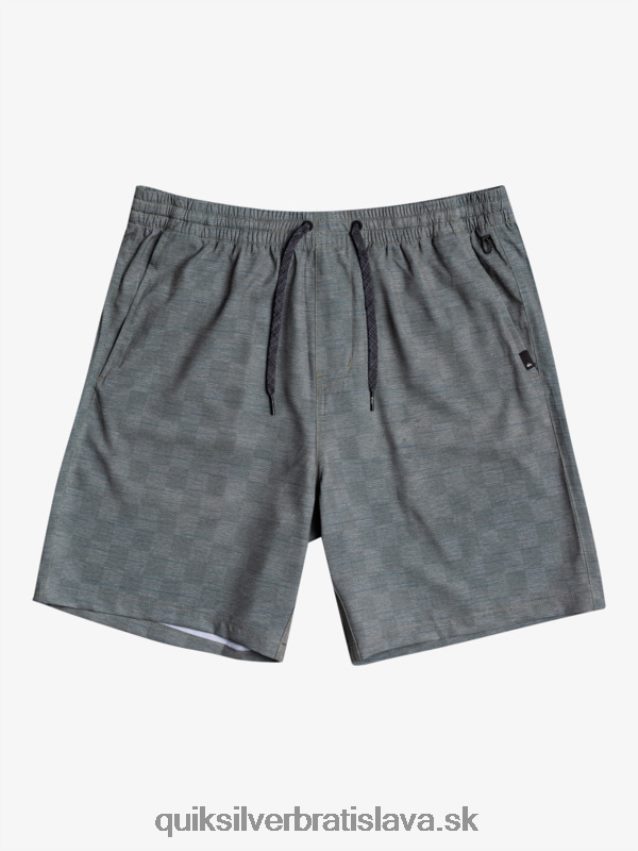 elastické kárové 18 obojživelné šortky Quiksilver muži B80HXR1853 mestský šik
