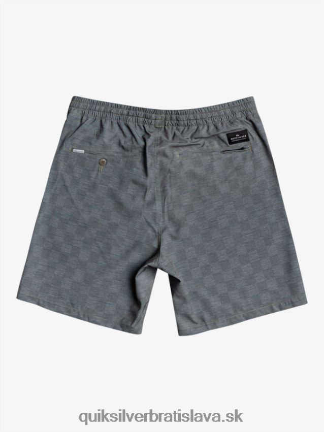 elastické kárové 18 obojživelné šortky Quiksilver muži B80HXR1853 mestský šik
