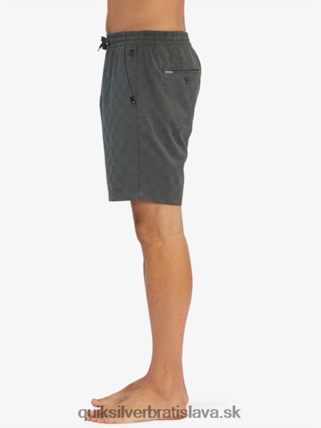 elastické kárové 18 obojživelné šortky Quiksilver muži B80HXR1853 mestský šik