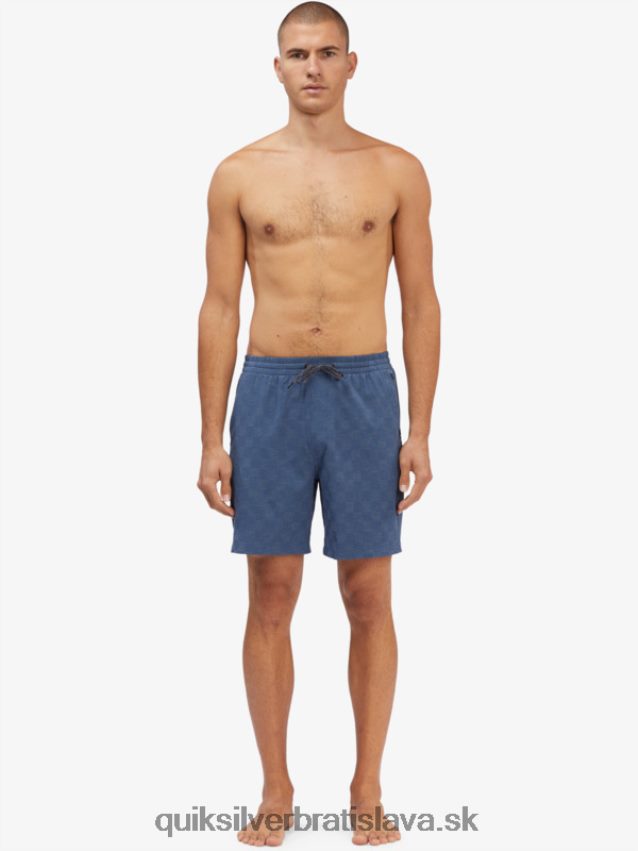 elastické kárové 18 obojživelné šortky Quiksilver muži B80HXR1854 sargasové more