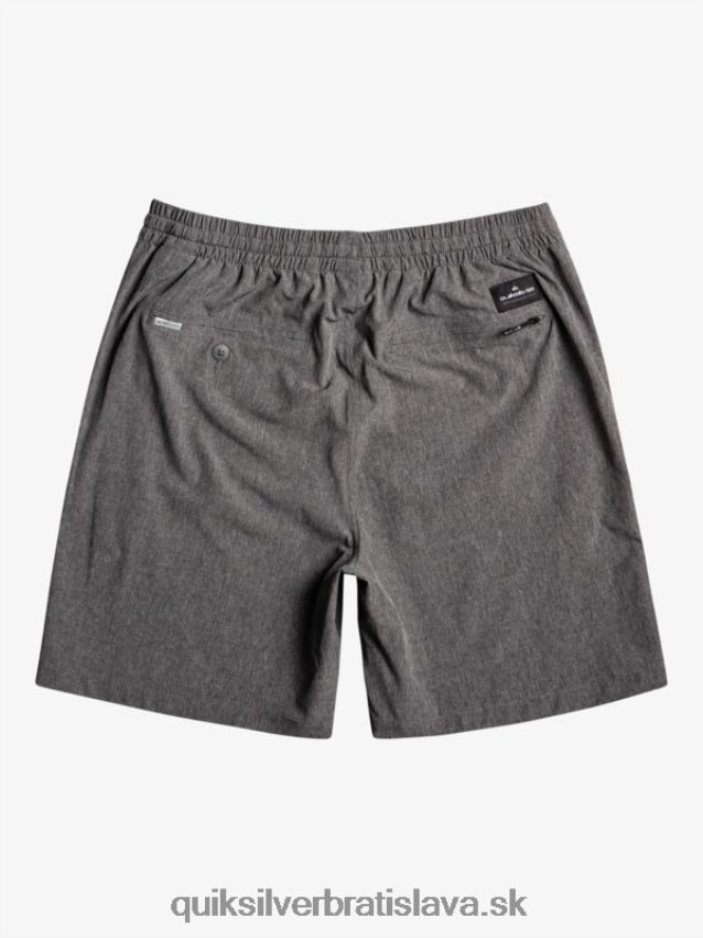 elastické šortky hybridné obojživelníky 18 Quiksilver muži B80HXR1664 čierna