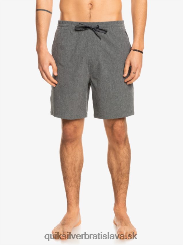 elastické šortky hybridné obojživelníky 18 Quiksilver muži B80HXR1664 čierna