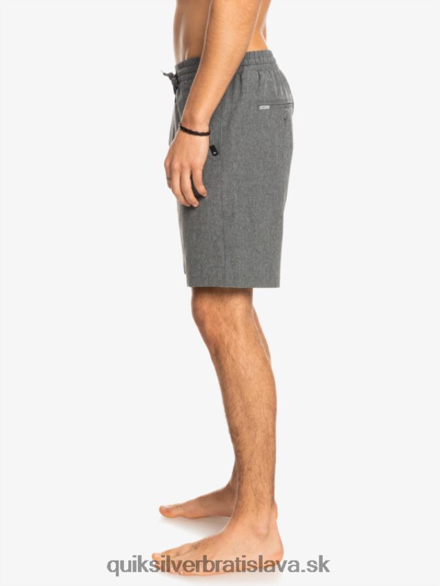 elastické šortky hybridné obojživelníky 18 Quiksilver muži B80HXR1664 čierna
