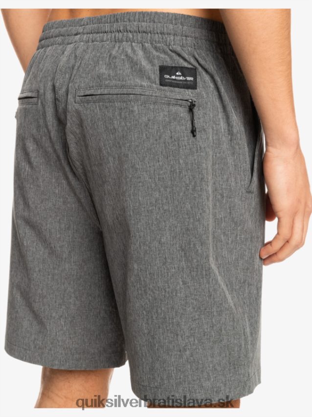 elastické šortky hybridné obojživelníky 18 Quiksilver muži B80HXR1664 čierna