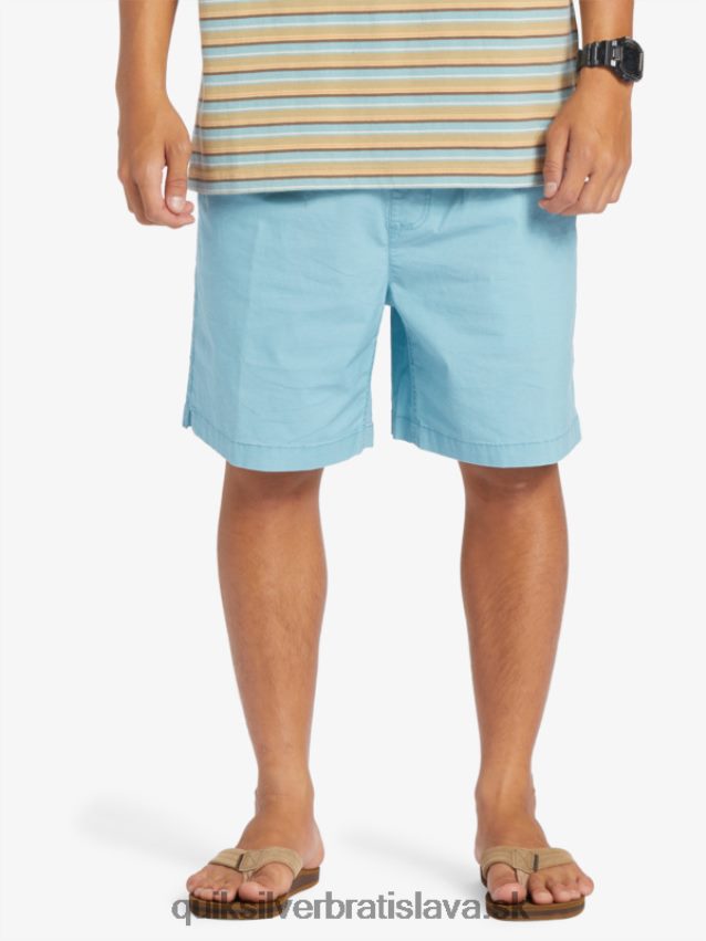 elastické šortky taxer Quiksilver muži B80HXR319 cameo modrá