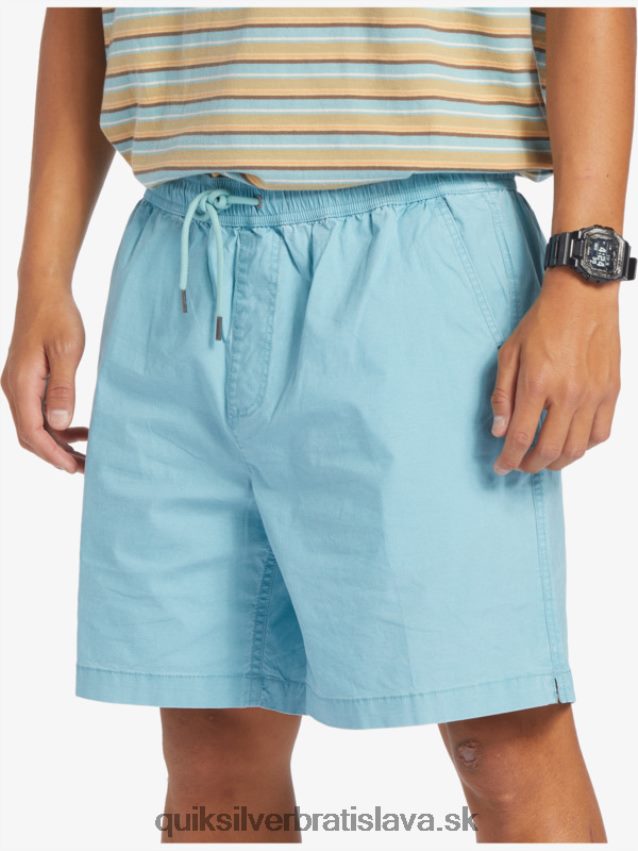 elastické šortky taxer Quiksilver muži B80HXR319 cameo modrá