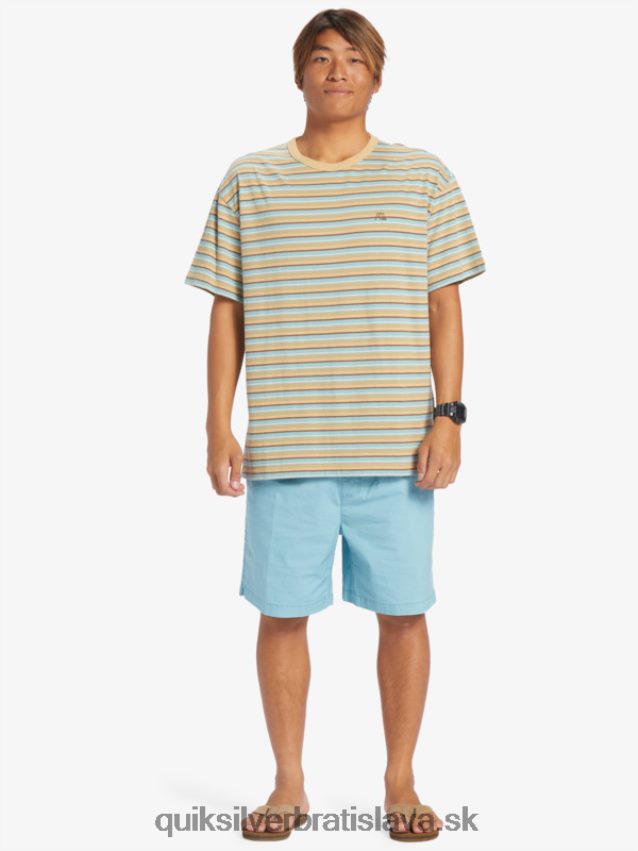 elastické šortky taxer Quiksilver muži B80HXR319 cameo modrá