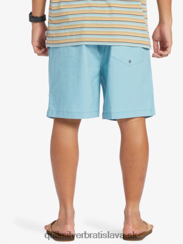 elastické šortky taxer Quiksilver muži B80HXR319 cameo modrá