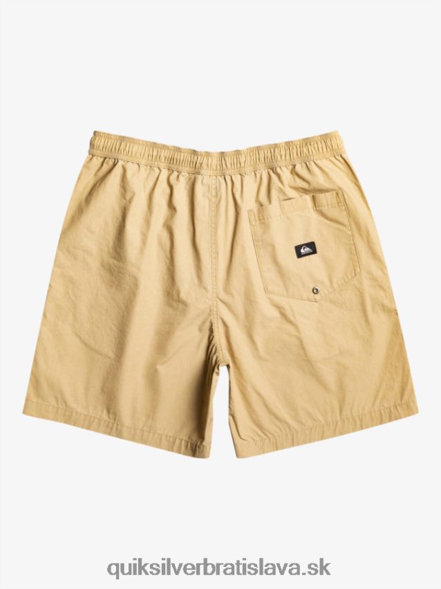 elastické šortky taxer Quiksilver muži B80HXR320 plage