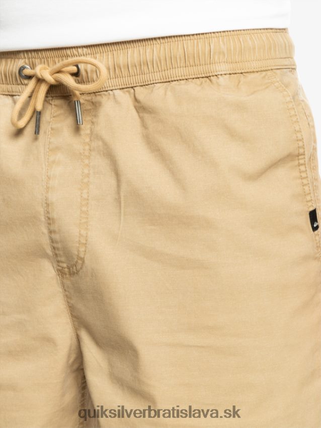 elastické šortky taxer Quiksilver muži B80HXR320 plage