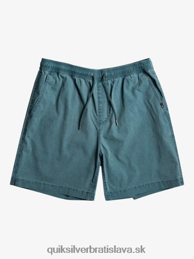 elastické šortky taxer Quiksilver muži B80HXR323 polnočné námorníctvo