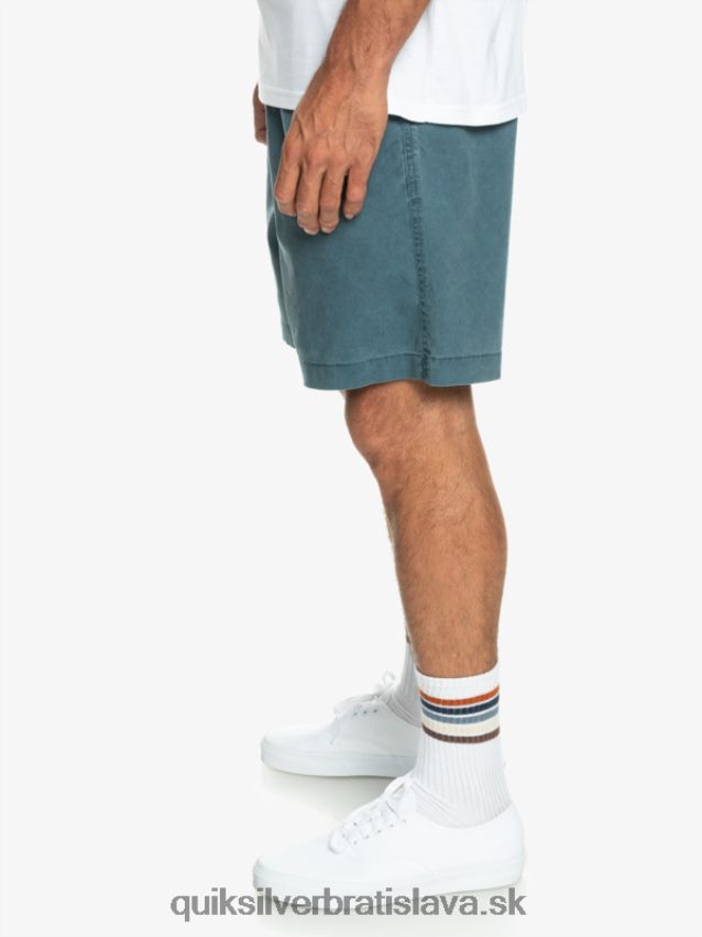 elastické šortky taxer Quiksilver muži B80HXR323 polnočné námorníctvo
