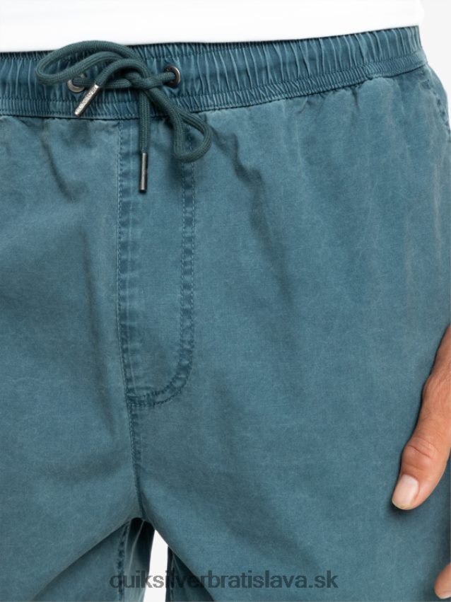 elastické šortky taxer Quiksilver muži B80HXR323 polnočné námorníctvo