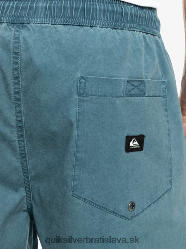 elastické šortky taxer Quiksilver muži B80HXR323 polnočné námorníctvo