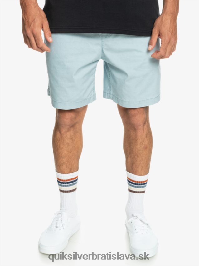 elastické šortky taxer Quiksilver muži B80HXR324 nebeská modrá