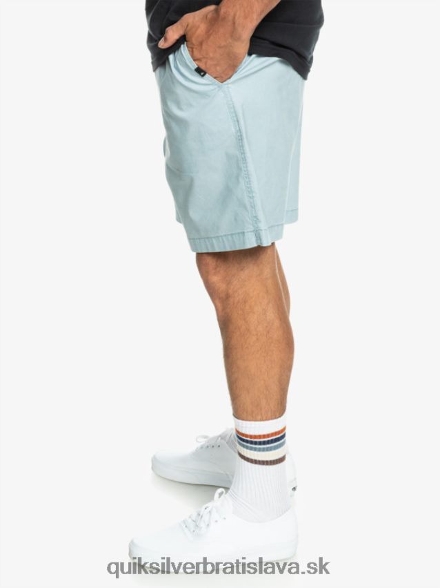 elastické šortky taxer Quiksilver muži B80HXR324 nebeská modrá